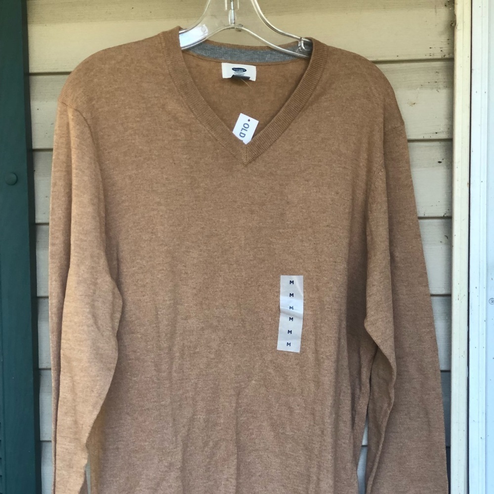 Old navy tan sweater for men